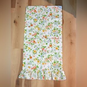 Vintage SPRINGMAID WONDERCALE King Size Ruffle Pillowcase Retro 70's Floral